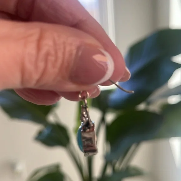 Israel sterling silver Topaz Earings - Picture 6 of 10